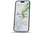 Cover von "Souveränität des Äthers" von Kristina Hazler, zeigt abstrakte Muster.