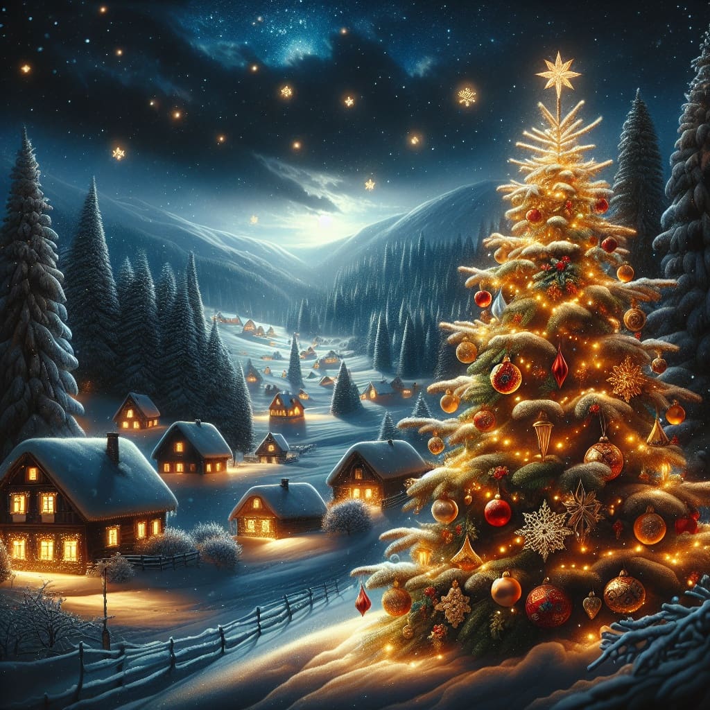 Ein Engel lernt den Geist von Weihnachten kennen